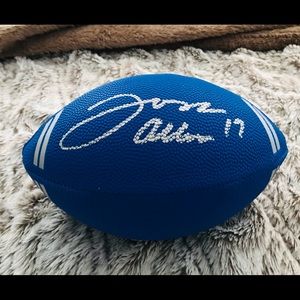 Josh Allen Autographed Wilson NFL Blue Mini Football